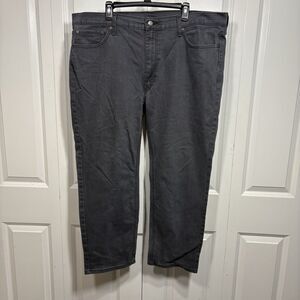 Levi’s 541 Jeans Mens 42x30 Gray Athletic Fit Taper Stretch Big Tall Denim
